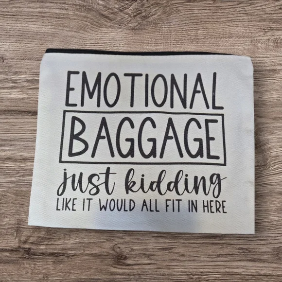 Emotional Baggage Make Up bag/Organizational Bag - Picture 2 of 4